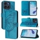 thumbnail image 5 of Funda cartera mariposa para Motorola Moto G56 con soporte y ranuras para tarjetas Azul, 5 of 5