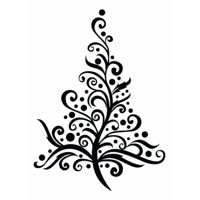 Rienda Libre Graphics - Decomural Christmas Tree Xmas Baubles Ws-34412