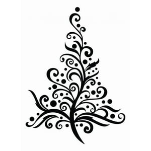 Rienda Libre Graphics - Decomural Christmas Tree Xmas Baubles Ws-34412