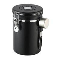 Bothyi - Contenedor De Granos De Café Almacenamiento Al Vacío Con Cuchara De Acero Para Té 1.8L