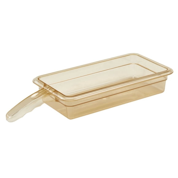 Recipiente Para Alimentos De Alta Temperatura 1/3 Con Asa Color Ambar
