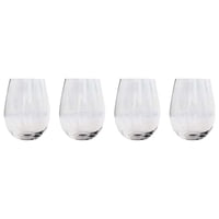 Wayu - Set 4 Vasos Redondos Vidrio