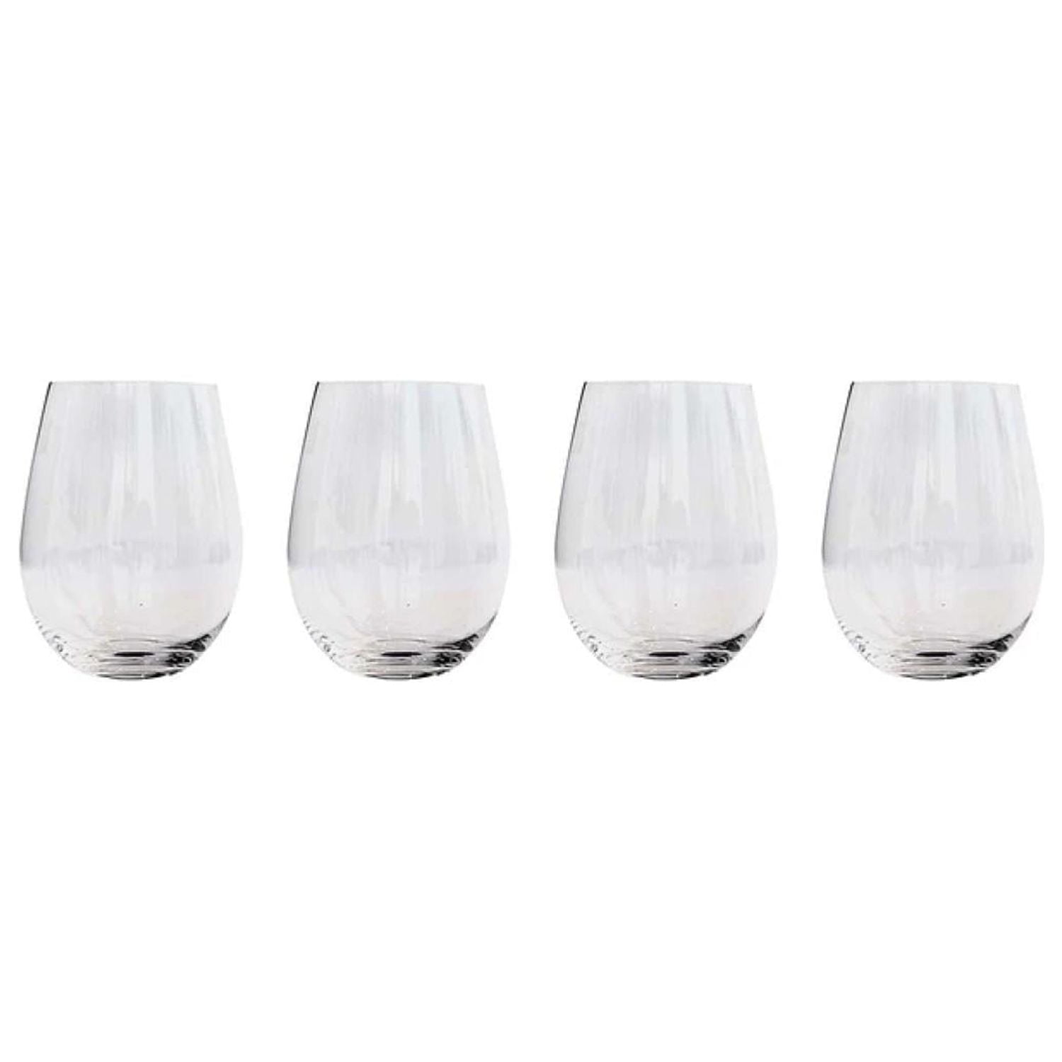 Wayu - Set 4 Vasos Redondos Vidrio