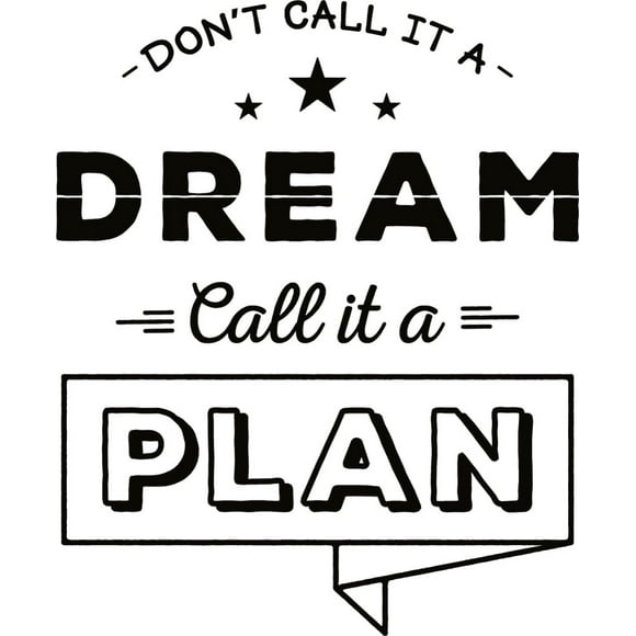 Decomural Call It A Plan Inspirational WS-46204