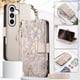 thumbnail image 5 of Funda tipo cartera de piel sintética FOXDOCK para Samsung Galaxy S26 Pro – Resistente a golpes y a las interferencias RFID – Correa de mano larga Blanco, 5 of 5