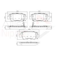Pastillas Freno Para Auto Allied Nippon Adb32694
