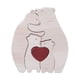thumbnail image 3 of Bear Family Wooden Art Puzzle De Madera Rompecabezas De Rompecabezas Para Mamá Padres 4 Osos, 3 of 5