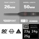 thumbnail image 2 of Conjunto de dardos Target Scope 90 % tungsteno 24 G con punta suiza, 2 of 6