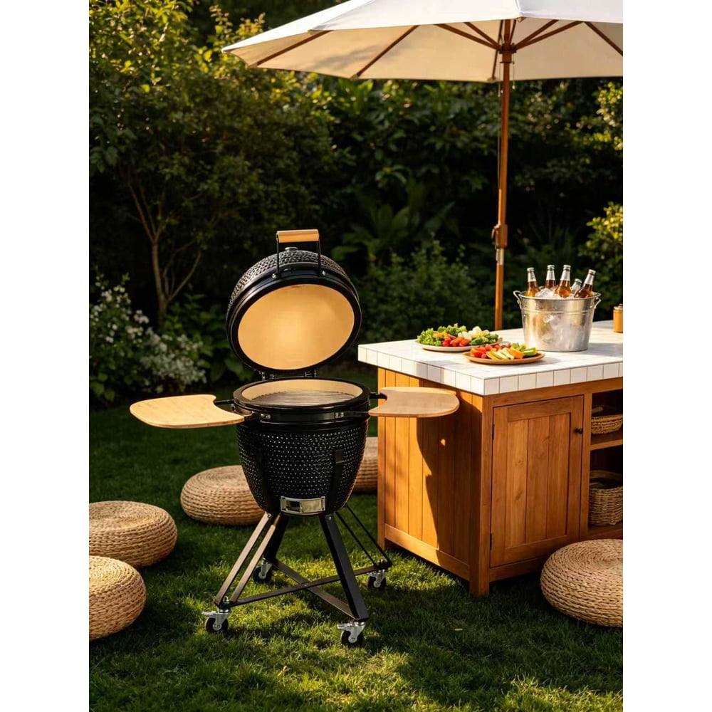 Expert Grill FT21 Kamado 3 en 1 Negro, foto 9