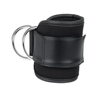 Magideal - Correa De Tobillo Para Máquina De Cable, Equipo De Correa De Tobillo Para Pierna, Extensión De Pierna, Manguito De Tobillo Ajustable Para Ejercicios D Negro