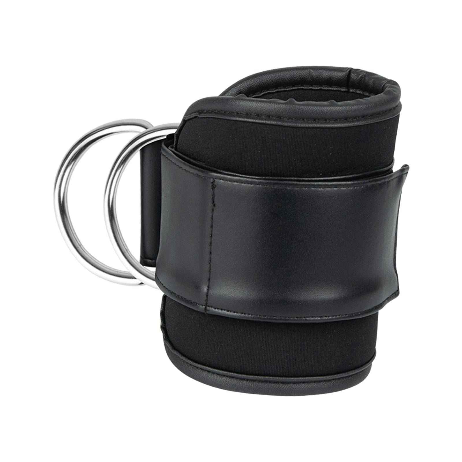 Magideal - Correa De Tobillo Para Máquina De Cable, Equipo De Correa De Tobillo Para Pierna, Extensión De Pierna, Manguito De Tobillo Ajustable Para Ejercicios D Negro