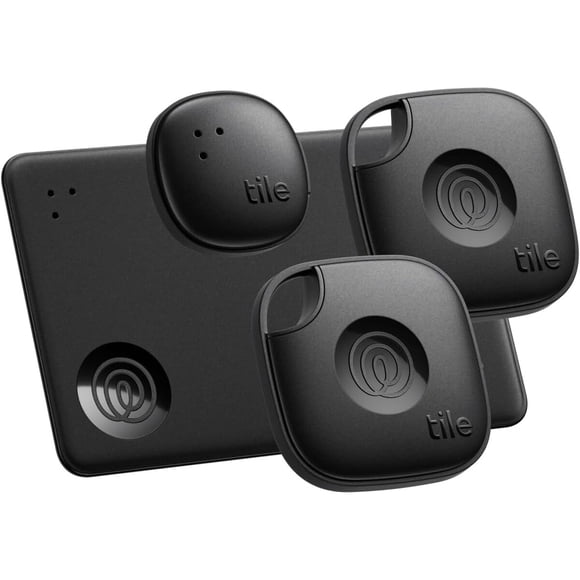Tile Pack Rastreador Bluetooth Essentials Negro 350ft iOS Android