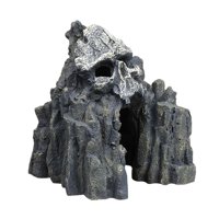Magideal - Decoración De Montaña De Acuática, Cueva De Roca, Adorno De Rocalla, Suministros De Resina, Paisaje De Piedra, Paisaje Para Acuario, Mascota,