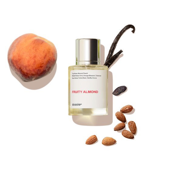 Perfume Dossier Fruity Almond Eau de Parfum para mujer, 100 ml