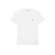 thumbnail image 3 of Camiseta Lacoste de Algodón Pima con Cuello en V Blanca Talle XS, 3 of 4