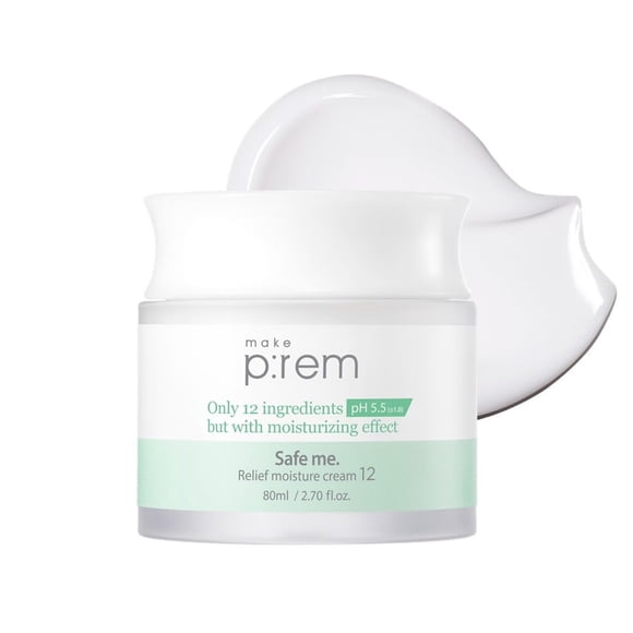 Crema Hidratante MAKE PREM Safe Me 80 ml 12 Ingredientes pH 5.5