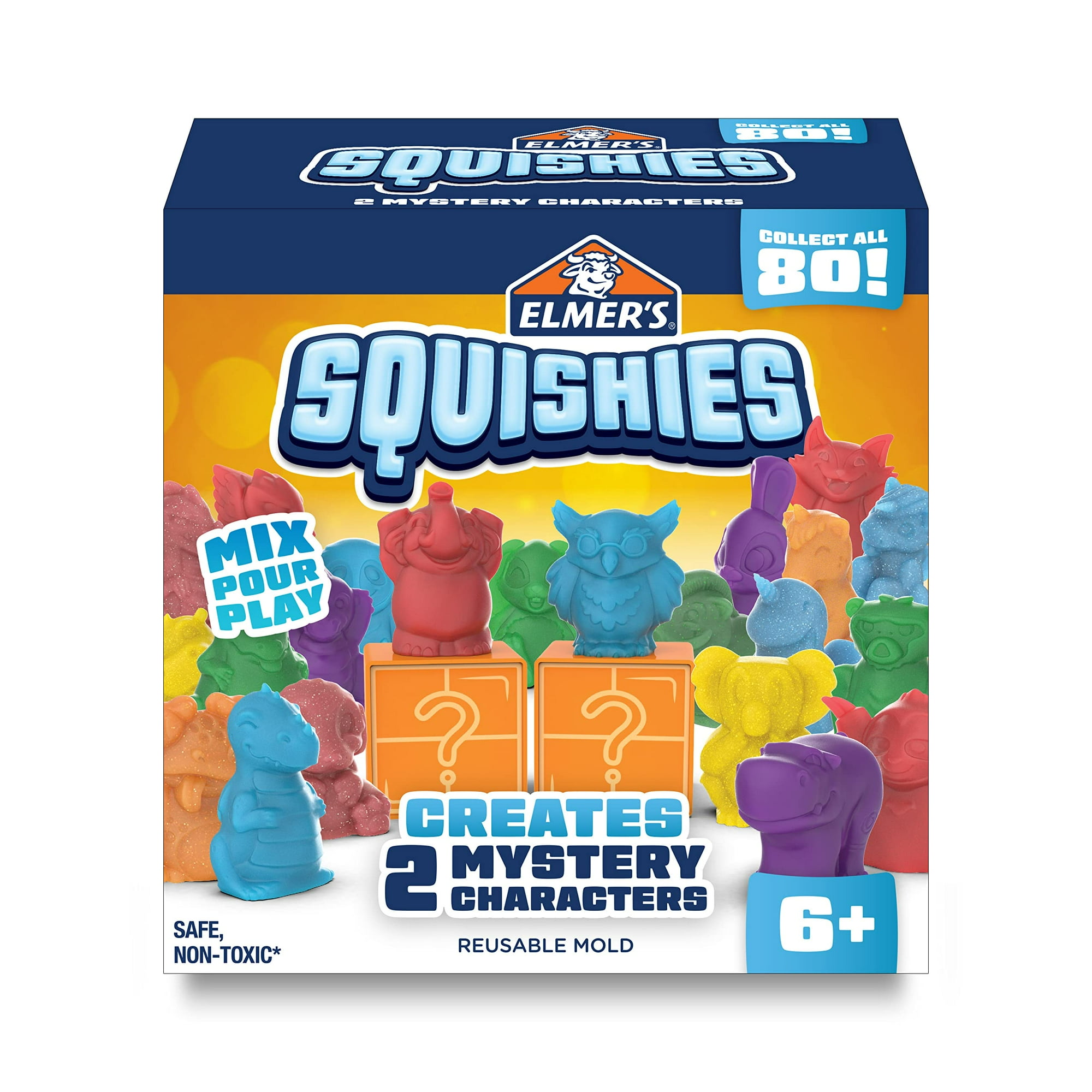 Elmers - Kit De Actividades Elmer's Squishies Diy Squishy Toy Con 2 Personajes