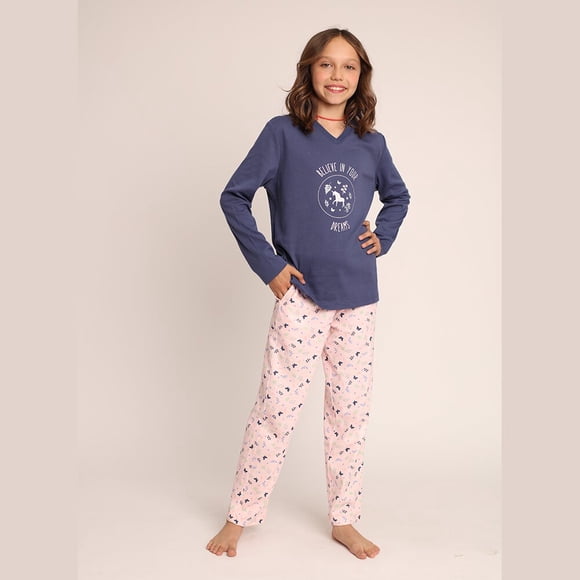 Pijama algodón estampado unicornio 261605P - 4