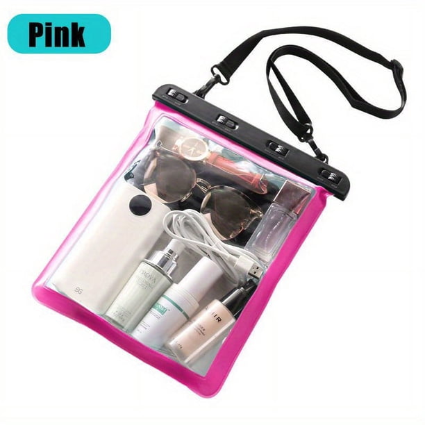 Waterproof Pouch Bag With Adjustable Waist Strap, IP68 Waterproof Waist Bag, Screen Touchable Dry Bag With Adjustable Belt For Beach, Swimming, Boating, Fishing, Hiking