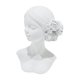 thumbnail image 4 of Elagant Jewelry Display Stand Busto Cadena Pendientes Blancos Para Colección Ojos Cerrados Chica, 4 of 5