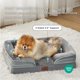 thumbnail image 4 of Sofá ortopédico Bedsure para perros pequeños, color gris, 4 of 9