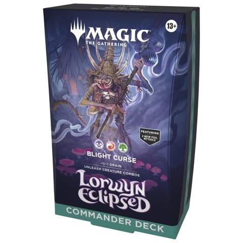 Commander Deck Magic: The Gathering Lorwyn Eclipsó La Maldición De Blight