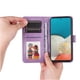 thumbnail image 4 of Funda tipo cartera FOXDOCK para Samsung Galaxy A53 5G , diseño girasol en relieve, cuero PU, cierre magnético, soporte y tarjetero, 4 of 5
