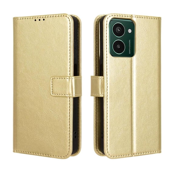Funda tipo libro para HMD Pulse, cartera todo‑en‑uno, funda multifuncional con tarjetero y correa de muñeca desmontable
