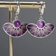 thumbnail image 1 of Gorgeous Women's Gemstone Turquoise & Zircon Inlaid Stud Earrings - A Stylish Accessory!, 1 of 5