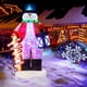 thumbnail image 1 of Muñeco de nieve inflable Litake de 8 pies con luces giratorias LED, 1 of 8