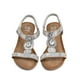 thumbnail image 2 of Sandalia Plana Plateado Casual Js55 Mujer, 2 of 3