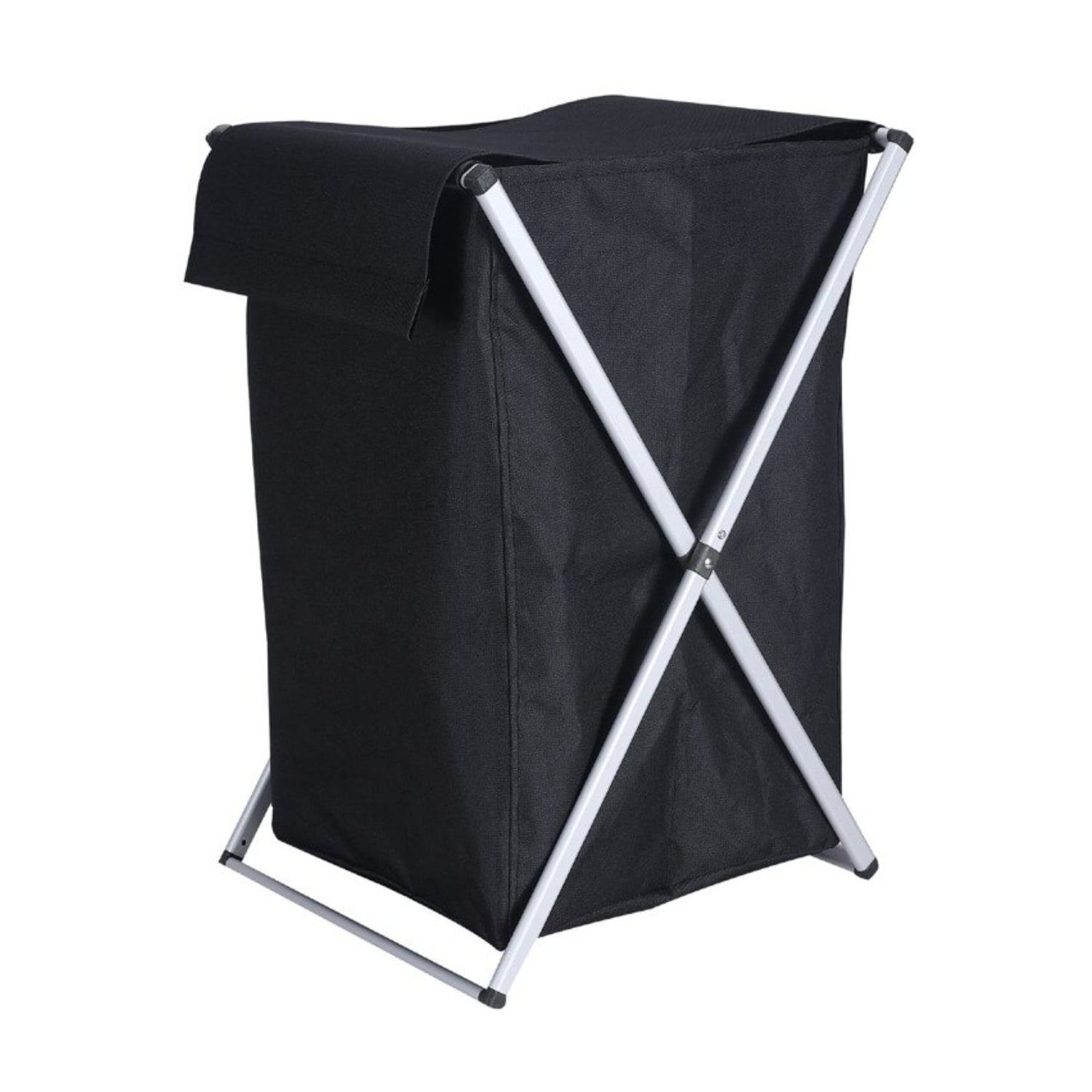 Importclick - Canasto Cesta Organizador Ropa Plegable Xl Negro
