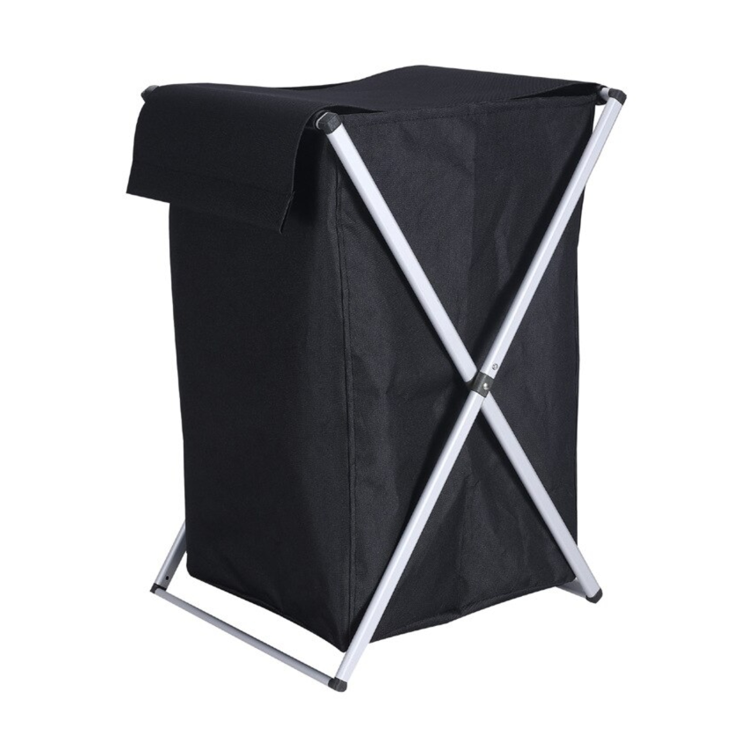 Importclick - Canasto Cesta Organizador Ropa Plegable Xl Negro