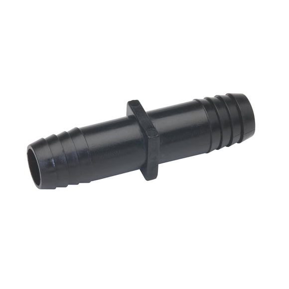 Adaptador B&K 1/2 pulg. Barb X 1/2 pulgadas D Barb Poly 1 paquete