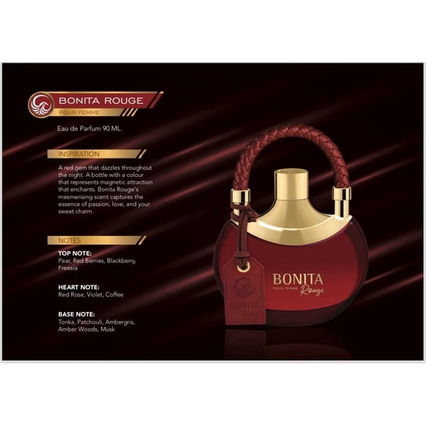Perfume Le Falcone Bonita La Rose Eau De Parfum para mujer, 100 ml