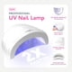 thumbnail image 4 of Kit de esmalte de uñas en gel SUNUV con luz UV, 12 colores y herramientas, 4 of 8