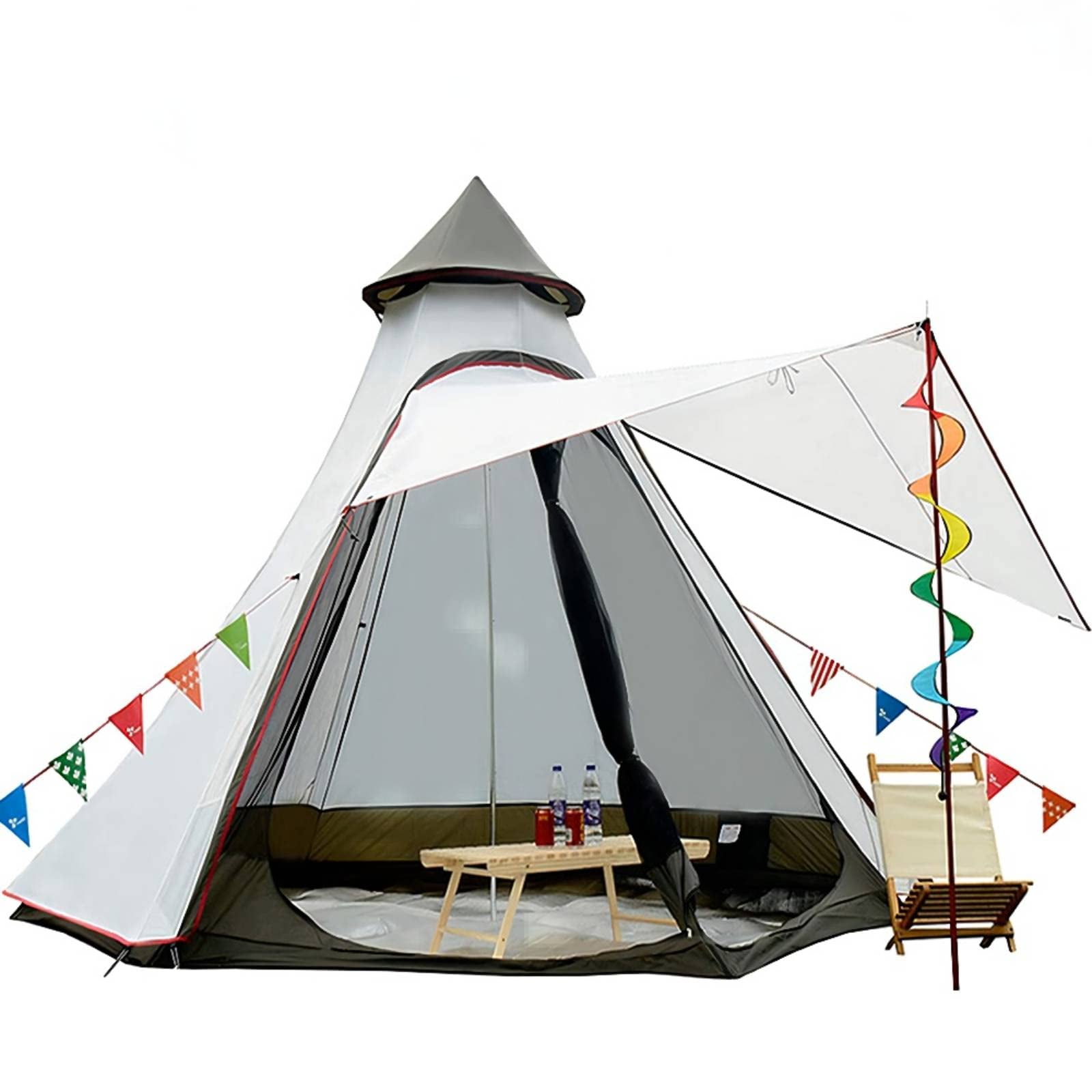 Carpa De Camping Vidalido Tipo Domo Para 5-6 Personas, 4 Estaciones, Impermeable
