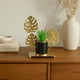 thumbnail image 3 of Figura Decorativa Candelabro Hoja con Mini Planta, 3 of 3