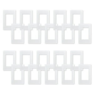 Want - Pack 20 Placas Triple Con Soporte Metálico - Blanco