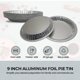thumbnail image 3 of Moldes para tartas KitchenDance, aluminio de profundidad media, 9 pulgadas, 500 unidades, 3 of 9