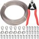 thumbnail image 1 of Cercas de cable de acero inoxidable de 1/8 pulgadas, 30 m, 7 x 7 hilos, 1 of 7