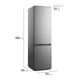 thumbnail image 3 of Refrigerador Mademsa Bottom Freezer Frío Directo 262 Lts MED270, 3 of 7
