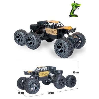 Genérico - Auto A Control Remoto 4x4 Off Road Recargable 6 Ruedas