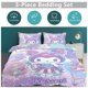 thumbnail image 5 of Kuromi Print Bedding Set Pattern Duvet Cove Set 3 Pieces 1 Quilt Cover And 2 Pillowcases for Women Men Teens, 5 of 5