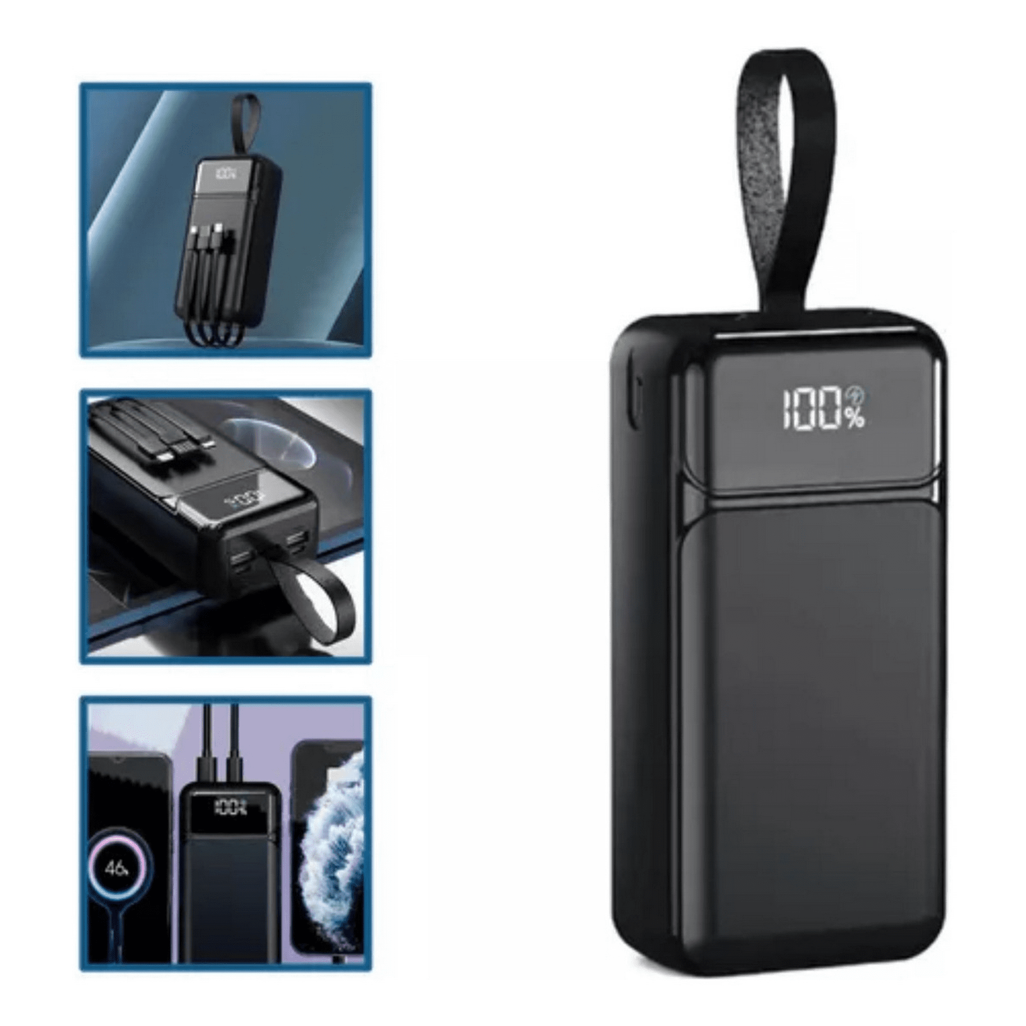 Genérico - Bateria Portatil 30000mah Powerbank Multipuertos