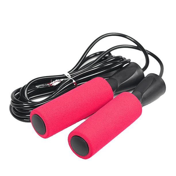 Cuerda de saltar para entrenamiento de fitness, gimnasio, ejercicio ajustable, cuerda de saltar de velocidad para adultos