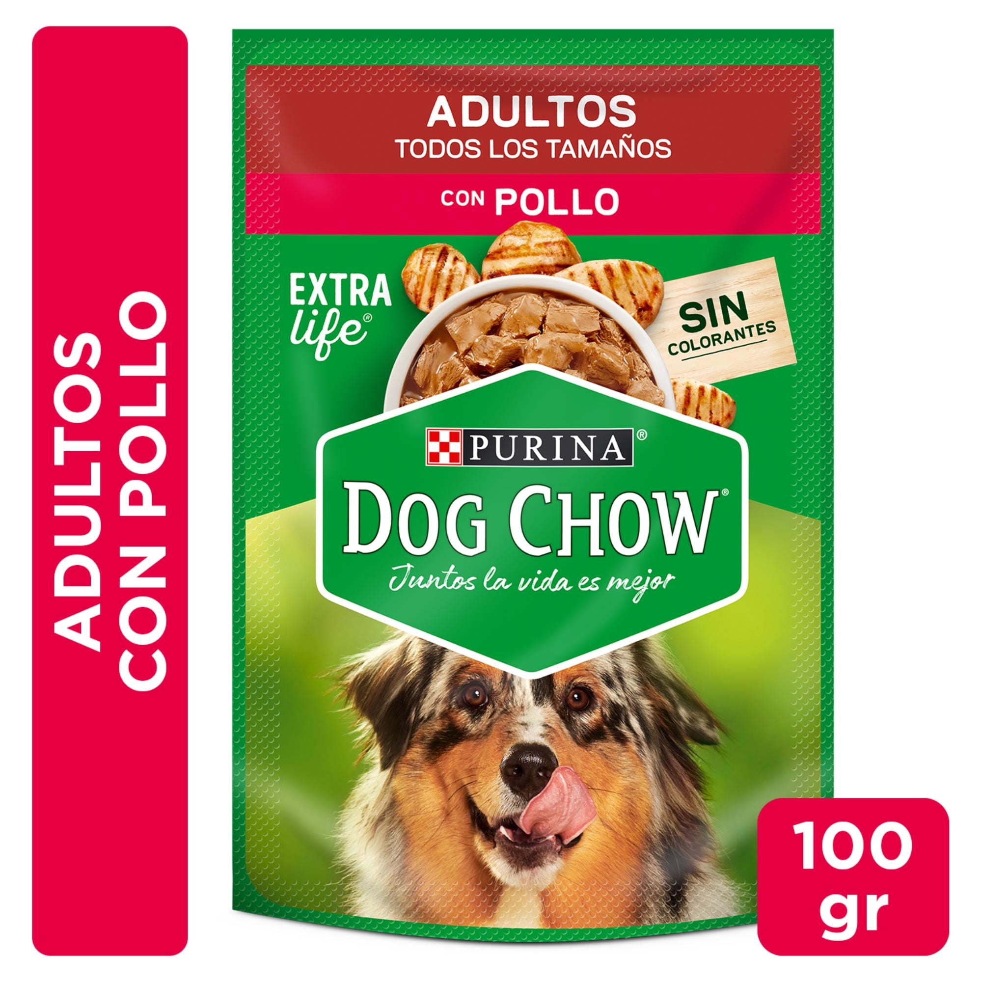 Alimento Húmedo Perro Adulto Sabor Pollo Pouch 100 g Dog Chow