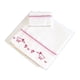 thumbnail image 2 of Cuna Juego de Sabanas Pack And Play Bordada Bg-302 Blanco. Rosado, 2 of 3