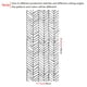 thumbnail image 3 of 1 Roll, Herringbone Pattern Wallpaper, 39.4inchX17.7inch, Balck And White, Nordic Thick Peel And Stick, Refrigerator Speaker Dryer Cabinet Oven Appliance Furniture Room Background Kitchen Renovation, 3 of 4