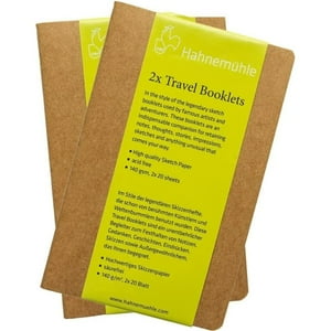Set 2 Libretas Dibujo Hahnemuhle De Viaje 140Gr 20H 13X21Cm